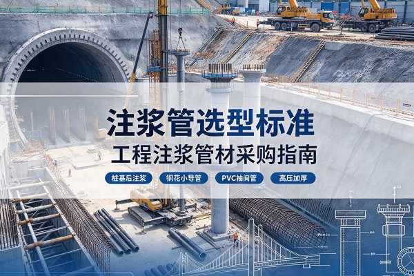 钟楼注浆管选型标准