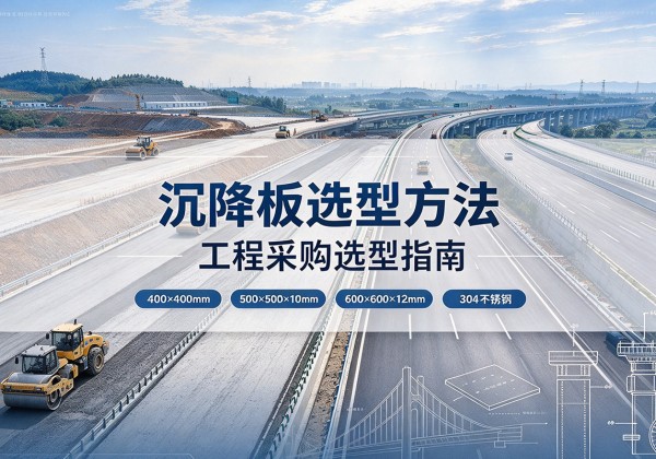 钟楼沉降板选择方法